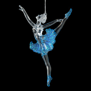 Украшение Лазурный пируэт 15см, полирезина. Цена за 1 шт. 2