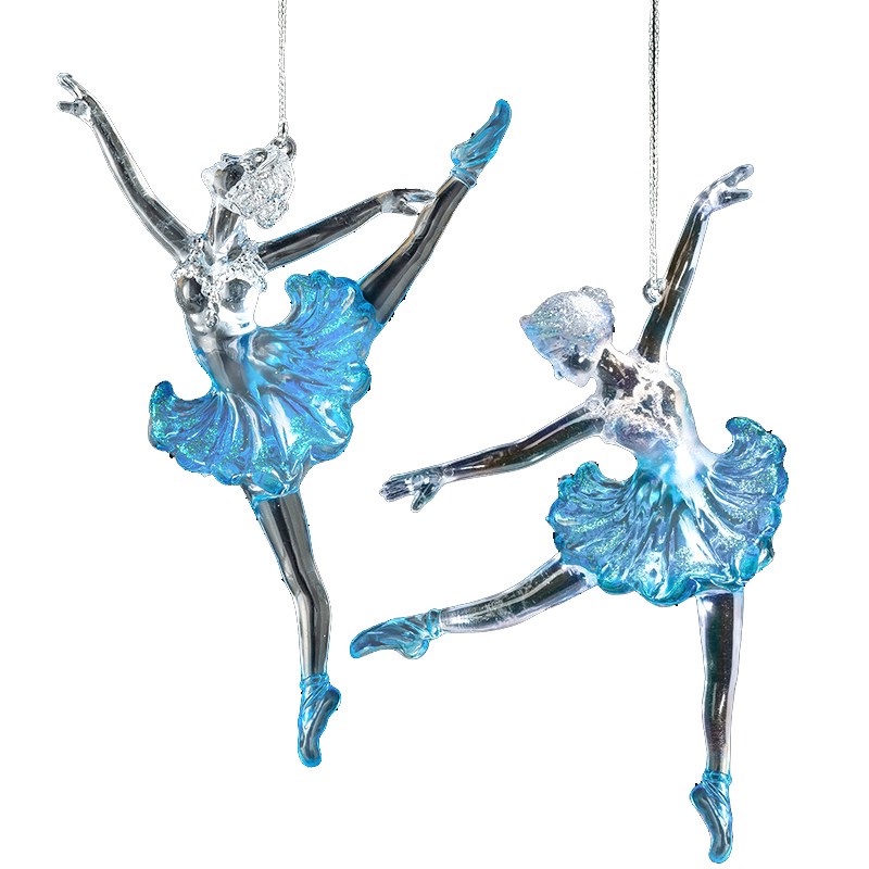 Украшение Лазурный пируэт 15см, полирезина. Цена за 1 шт.