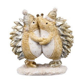 Сувенир Влюбленные ежики 10см, полирезина