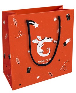 Пакет подарочный Lucky Дракон, красный, 20 х 20, Be Smart N4042