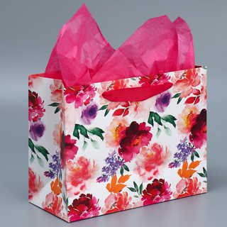 Пакет ламинированный с тишью «Счастье», 23 x 18 x 10 см 3