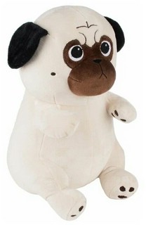 Мягкая игрушка Мопс Мотэко, 30 см 2