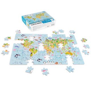 Пазл 'Карта мира' 104 элемента, Dream Makers 2