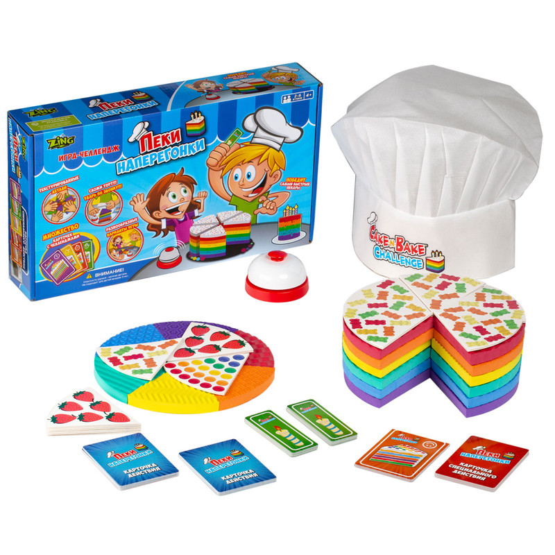 Настольная игра-челлендж 'Пеки Наперегонки' ZING