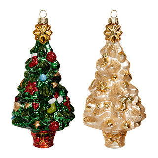 Елочка с игрушками (стекло) 8,5х8,5х16 см, в ассортименте. Це...