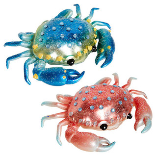 Японский краб (стекло) 12х4х9 см, в ассортименте. Цена за 1 шт.