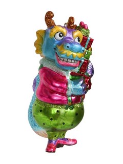 Дракон джентльмен с подарками, 12.5 см 1