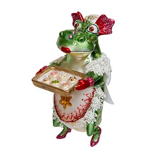 Дракон 'Кулинарный шедевр' 13см (стекло+полистоун)