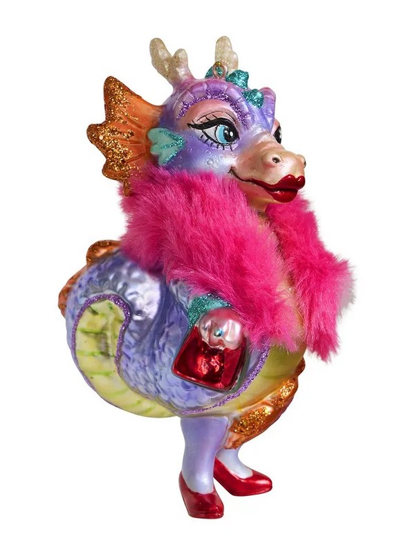 Дракон Леди на Новогодней вечеринке, 13 см