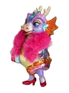 Дракон Леди на Новогодней вечеринке, 13 см 2