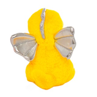 Мягкая игрушка Дракон, 18 см, Лапкин, желтый 3