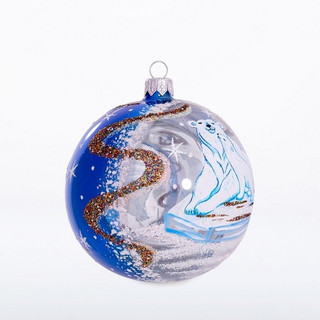 Шар 'Полярный', стекло, артикул С 2254 2