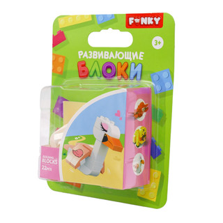 Конструктор детский Funky Toys «Лебедь», с крупными блоками, 23 детали 3