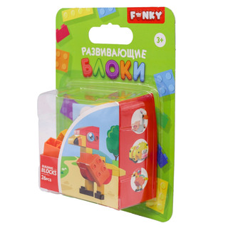 Конструктор детский Funky Toys «Попугай», с крупными блоками, 26 деталей 3