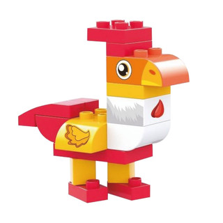 Конструктор детский Funky Toys «Петух», с крупными блоками, 1...