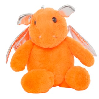 Дракон, 28 см, Лапкин, оранжевый 1