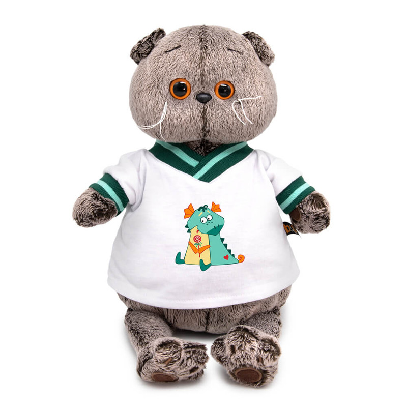 Басик в футболке с дракончиком, 19 см, артикул Ks19-255