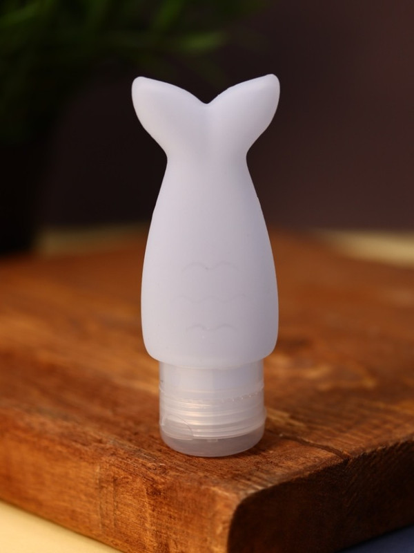 Дорожная бутылочка-тюбик 'Mermaid', голубой, 35 мл