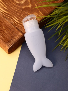 Дорожная бутылочка-тюбик 'Mermaid', голубой, 35 мл 2