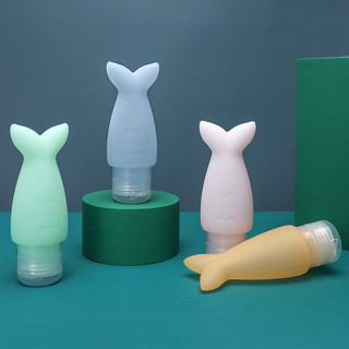 Дорожная бутылочка-тюбик 'Mermaid', голубой, 35 мл 4