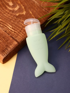 Дорожная бутылочка-тюбик 'Mermaid', зеленый, 35 мл 2