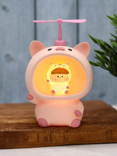 Kопилка - ночник «Baby pig fan», pink 1
