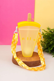 Бутылка тамблер 'Slice orange' 320 мл, желтый