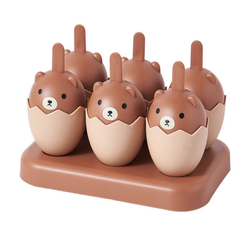 Формочки для мороженого 'Bear', коричневый