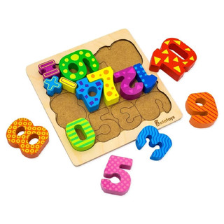 Развивающий рамка-сортер 'Учимся считать' деревянный 3