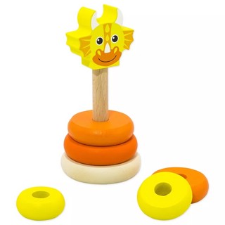 Пирамидка 'Дракон желтый' на палочке, дерево 2