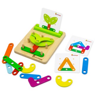 Обучающие карточки для детей Alatoys головоломка, артикул РН05 4