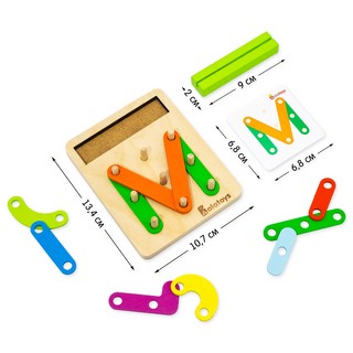 Обучающие карточки для детей Alatoys головоломка, артикул РН05 6