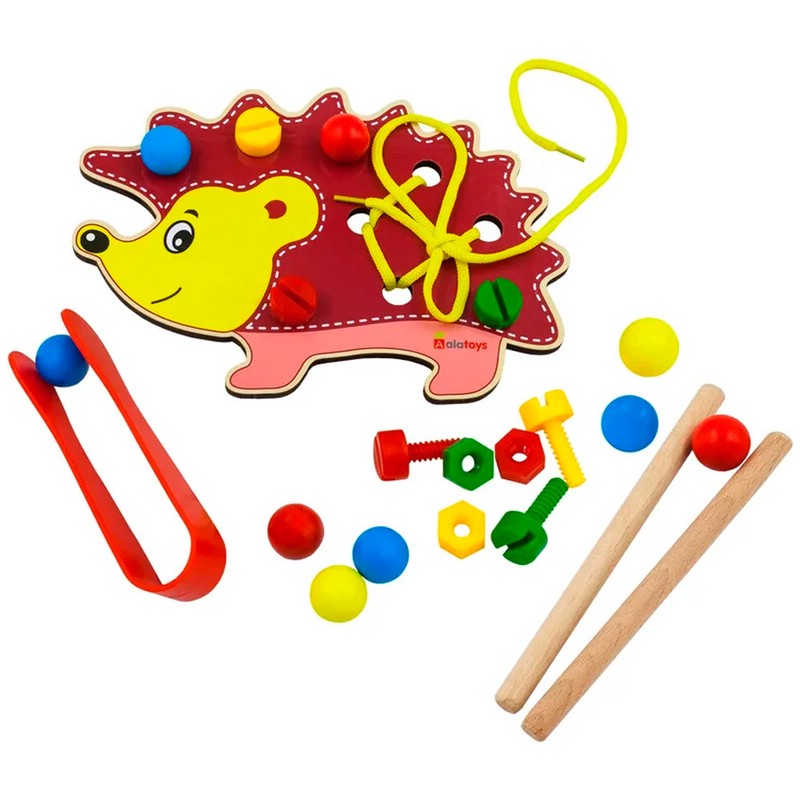 Сортер с Пинцетом 'Ёжик' 7в1