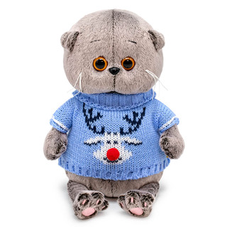 Басик Baby в свитере с оленем BB-130, 20 см, артикул BB-130