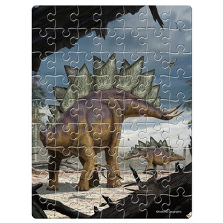 Пазл в яйце Стегозавр, 63 детали, CubicFun 10