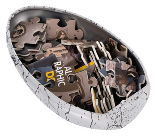 Пазл в яйце Стегозавр, 63 детали, CubicFun 8