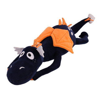 Мягкая игрушка MAXITOYS подушка Дракон Чил 70 см, тёмно-синий, MT-MRT012306-4-70