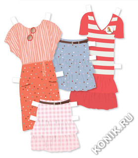 Набор для творчества Djeco «Одень кукол» 4