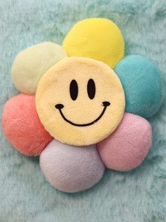 Блокнот плюшевый 'Flower', голубой 2