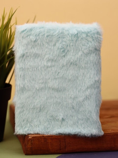 Блокнот плюшевый 'Flower', голубой 5