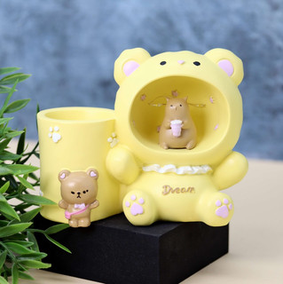 Ночник-подставка для канцелярских принадлежностей «Dream bear», желтый