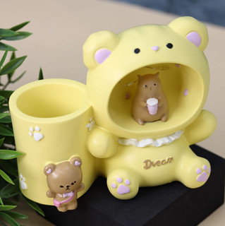 Ночник-подставка для канцелярских принадлежностей «Dream bear», желтый 5