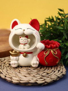 Ночник - подставка для канцелярских принадлежностей «Lucky two Cat» 4