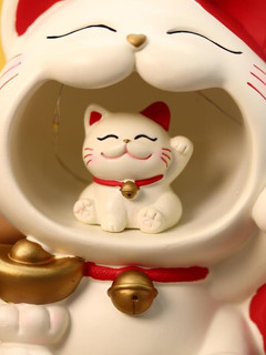 Ночник - подставка для канцелярских принадлежностей «Lucky two Cat» 3