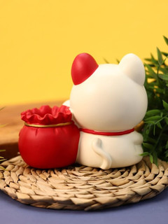 Ночник - подставка для канцелярских принадлежностей «Lucky two Cat» 5