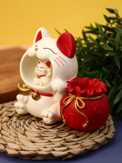 Ночник - подставка для канцелярских принадлежностей «Lucky two Cat» 6