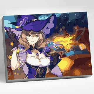 Картина по номерам Molly 'Геншин Лиза' (Genshin) 30х40 см 1