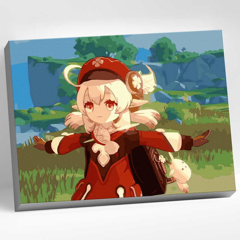 Картина по номерам Molly 'Геншин Кли' (Genshin) 30х40 см