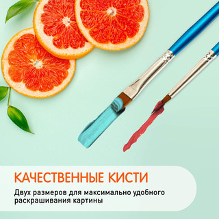 Картина по номерам 'Панно. Геншин Сахароза' (Genshin) 23х57 см 3