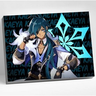 Картина по номерам Неон Кэйа. Геншин Импакт (Genshin Impact), 30х40 см 1